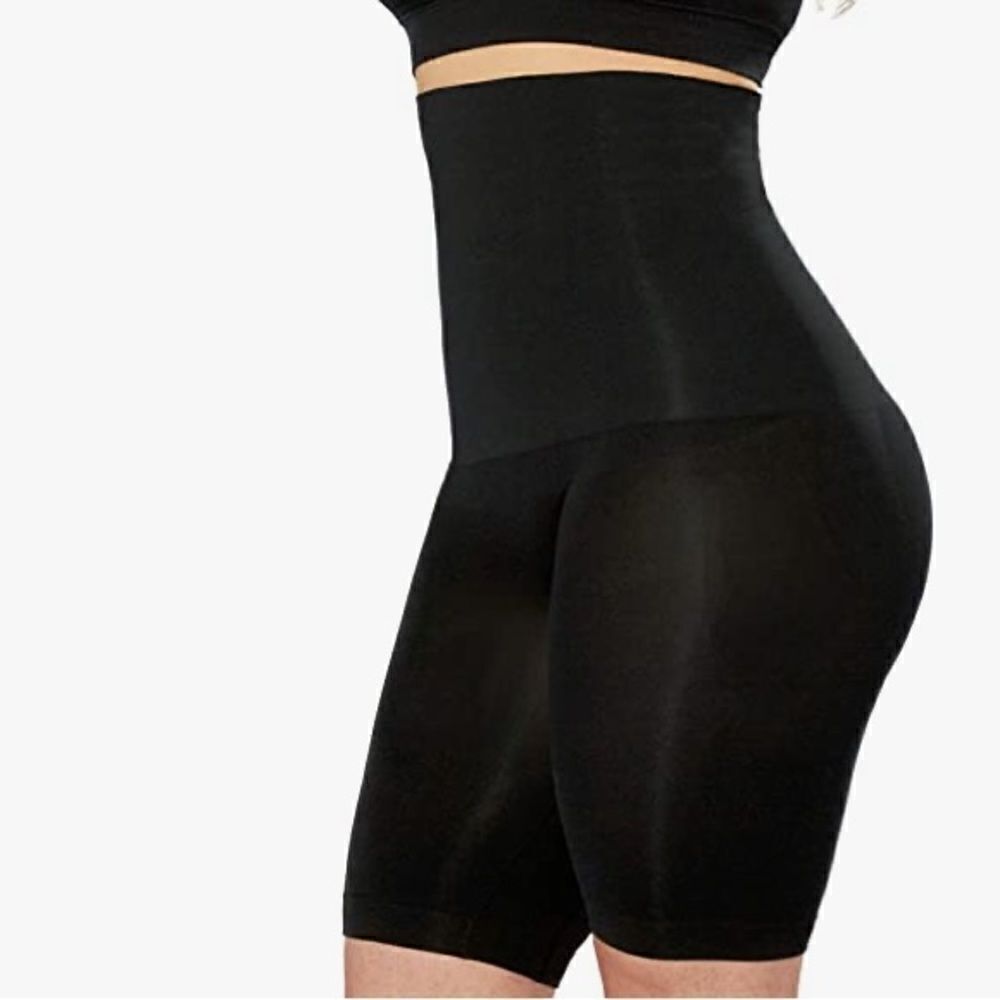 SHAPERMINT High Waisted Body Shaper Shorts Shapewear Tummy Control Thigh ML NWT